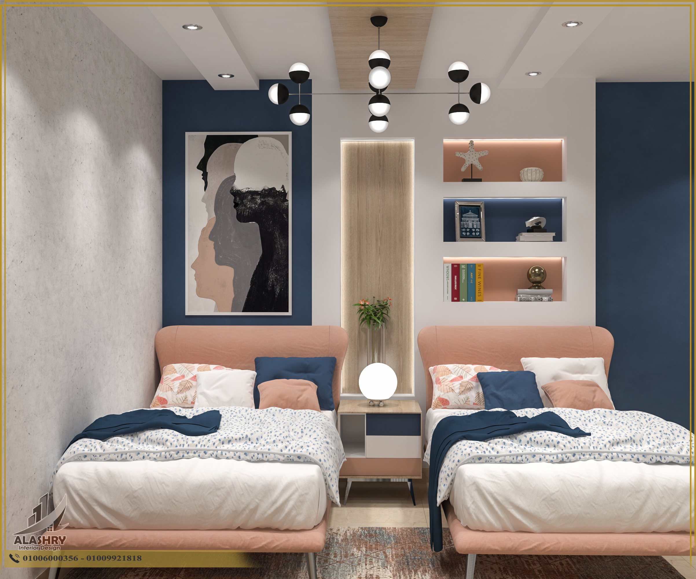 Double Teen Bedroom-0