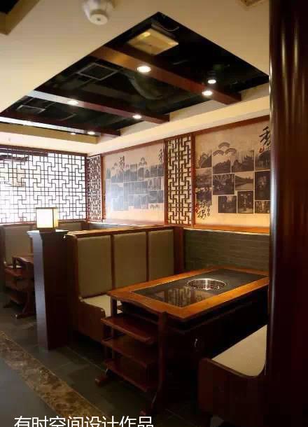 成都老火锅店 | 简约中式餐饮空间设计-14