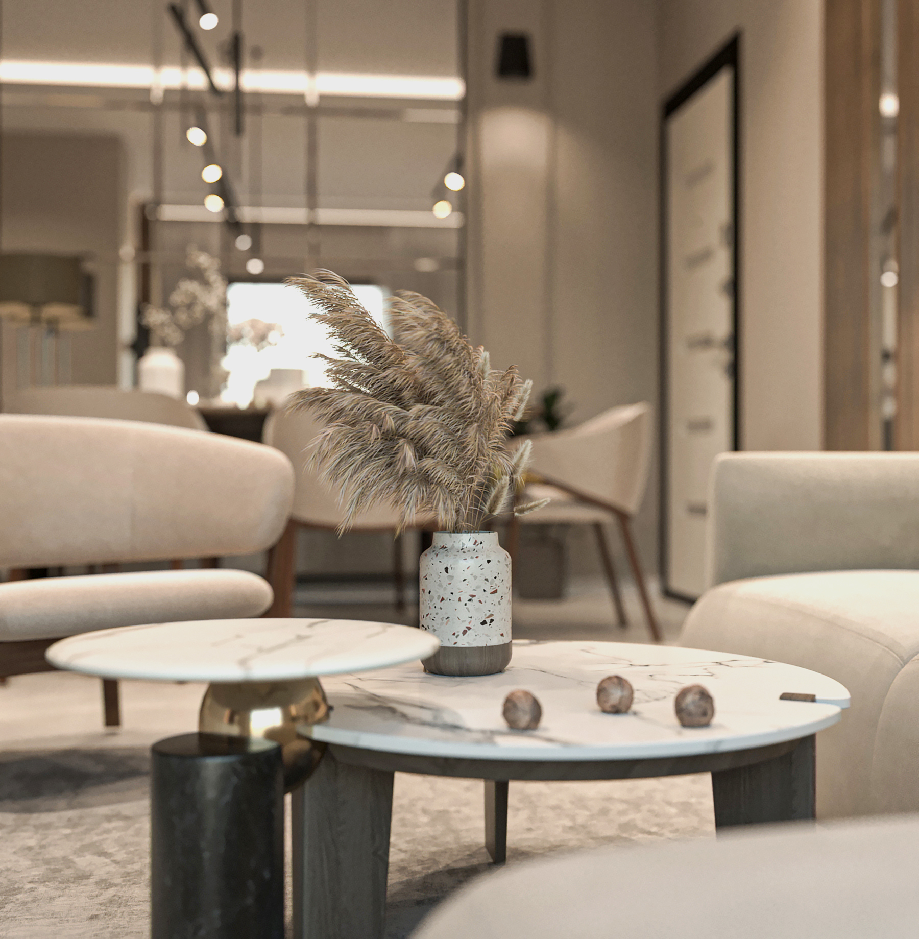 当代风格客厅设计丨Sara Gammaz-9