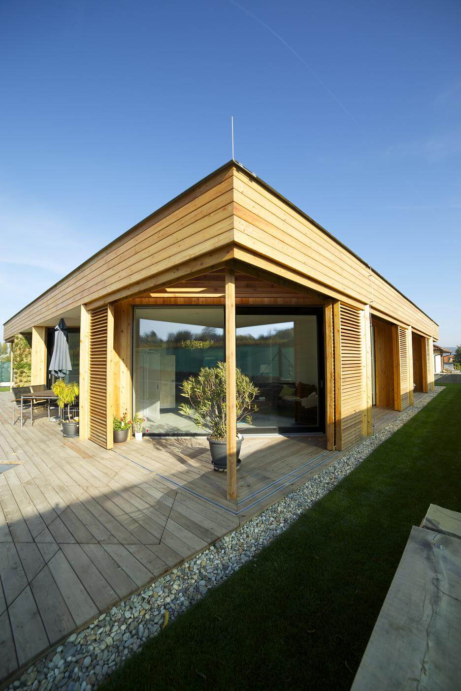 奥地利斯洛伐克边境低能耗木结构住宅-2