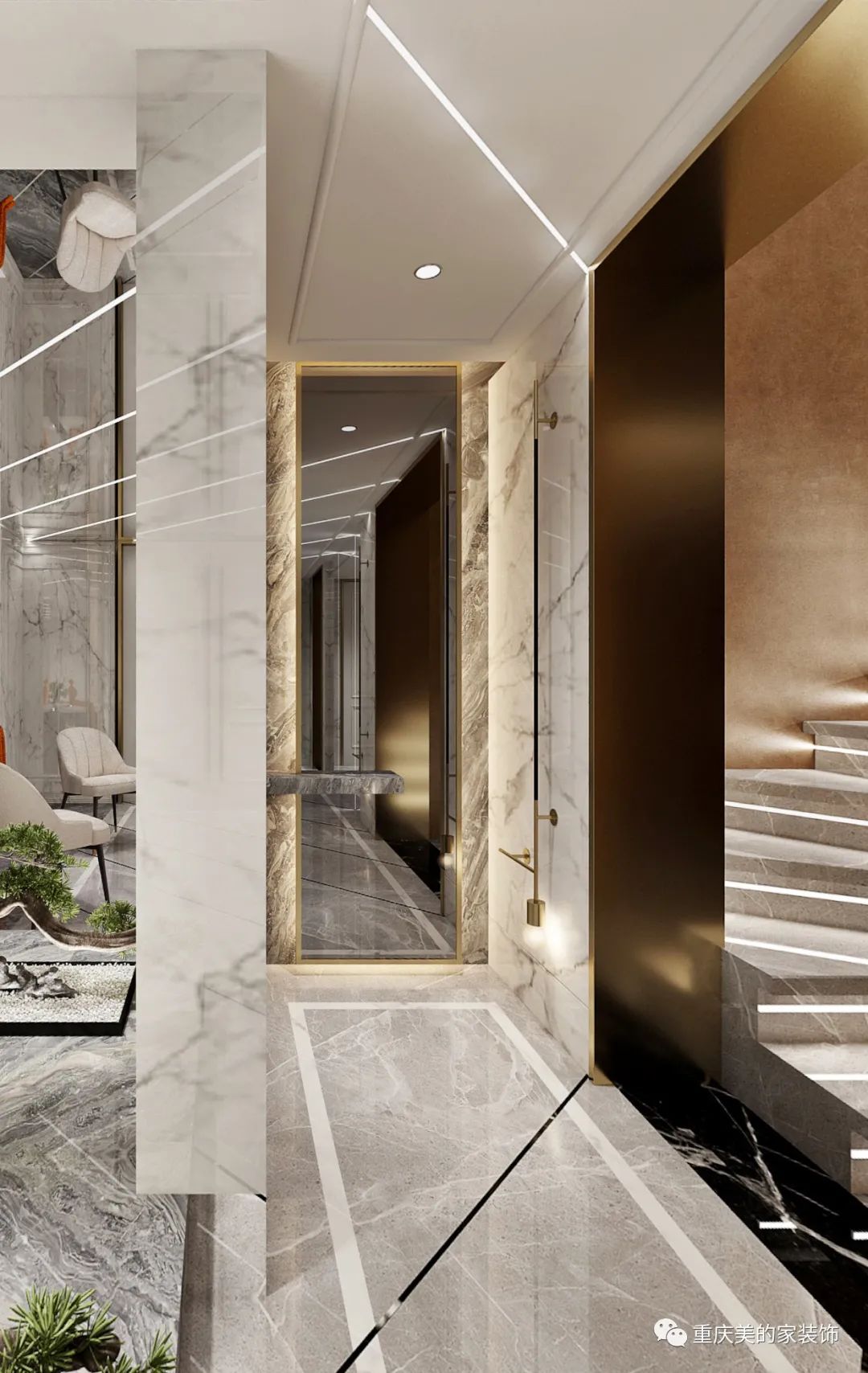 珠江城爱丽舍 300㎡法式轻奢雅居,演绎精致华丽生活-2