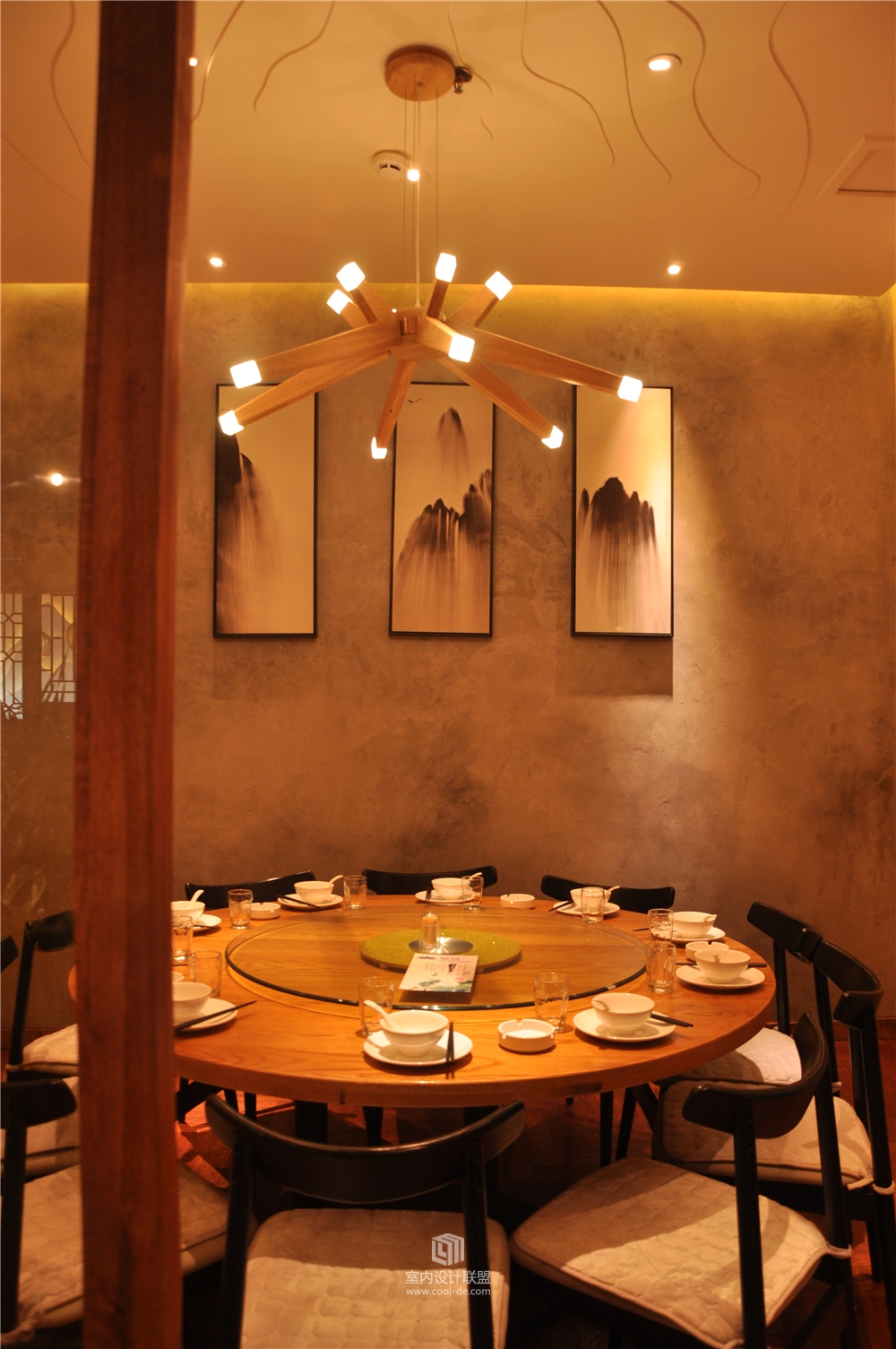 主题餐厅设计-西宁紫荷花主题餐厅设计-13