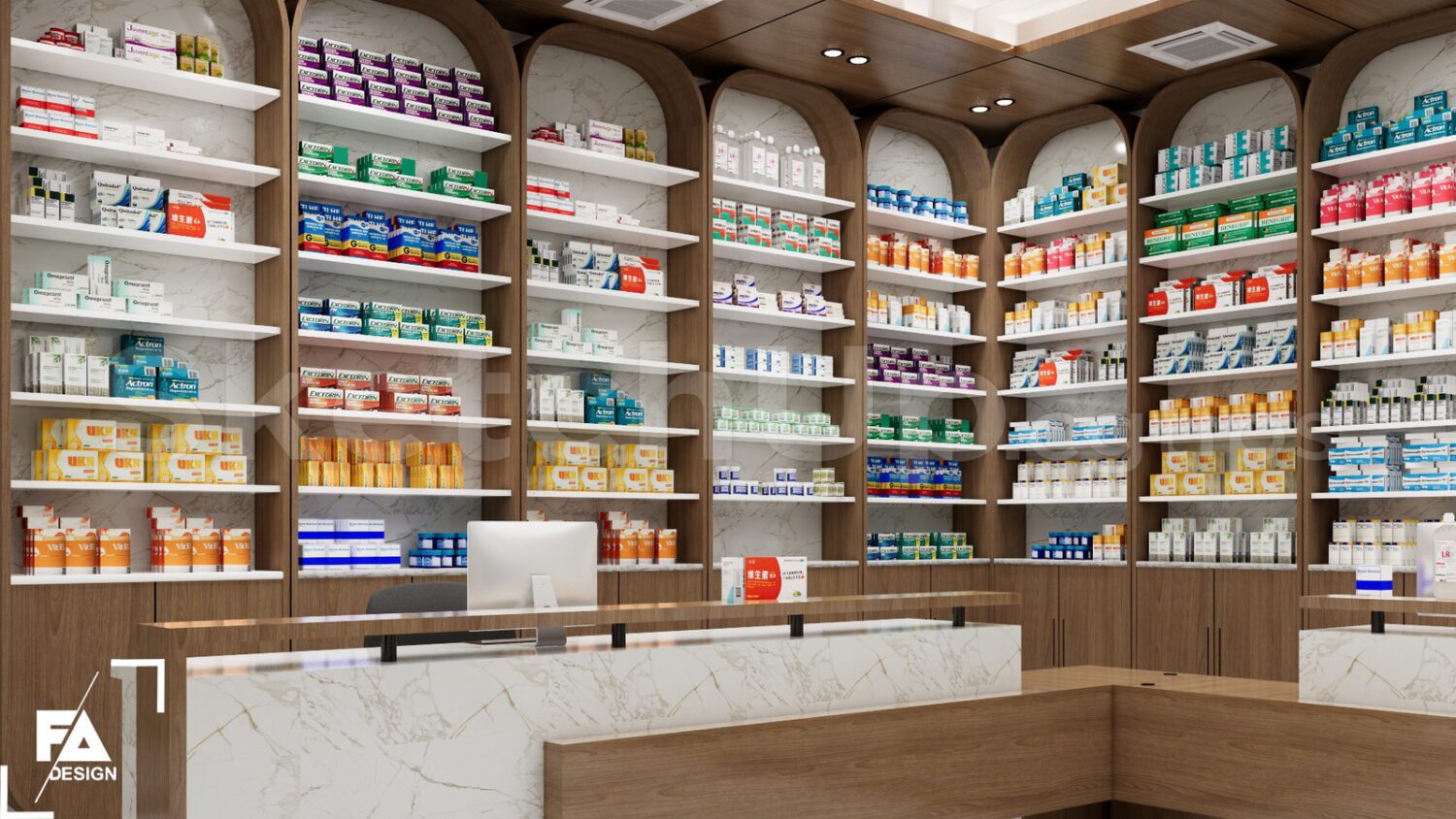 Sketchup 模型之药店室内设计-4