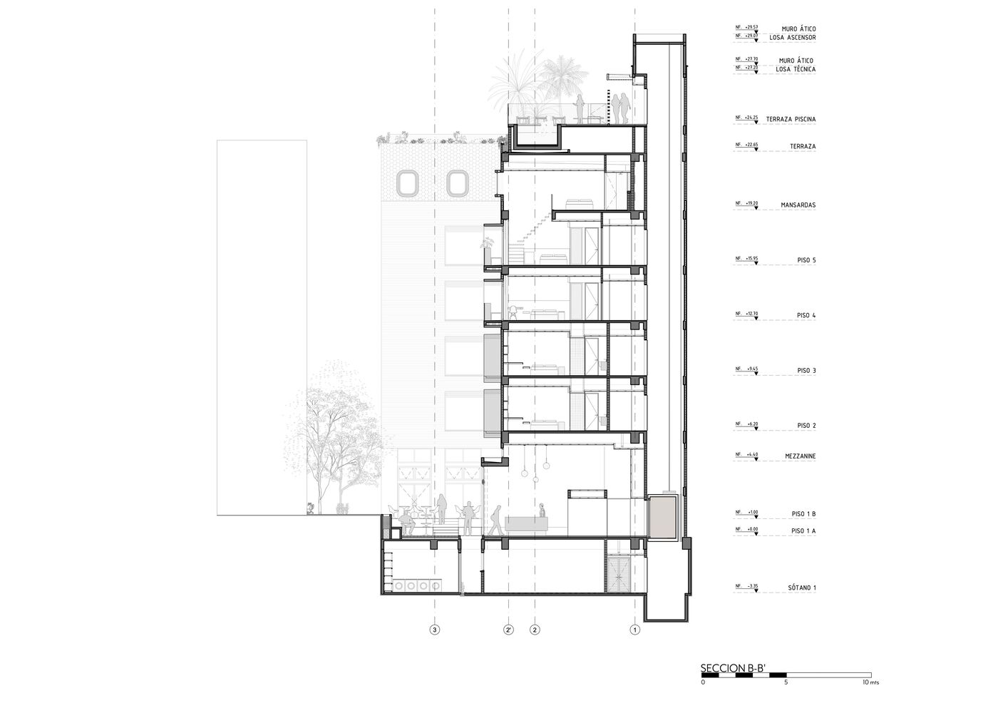 哥伦比亚 Medellín 地标酒店丨Plan:b arquitectos-24