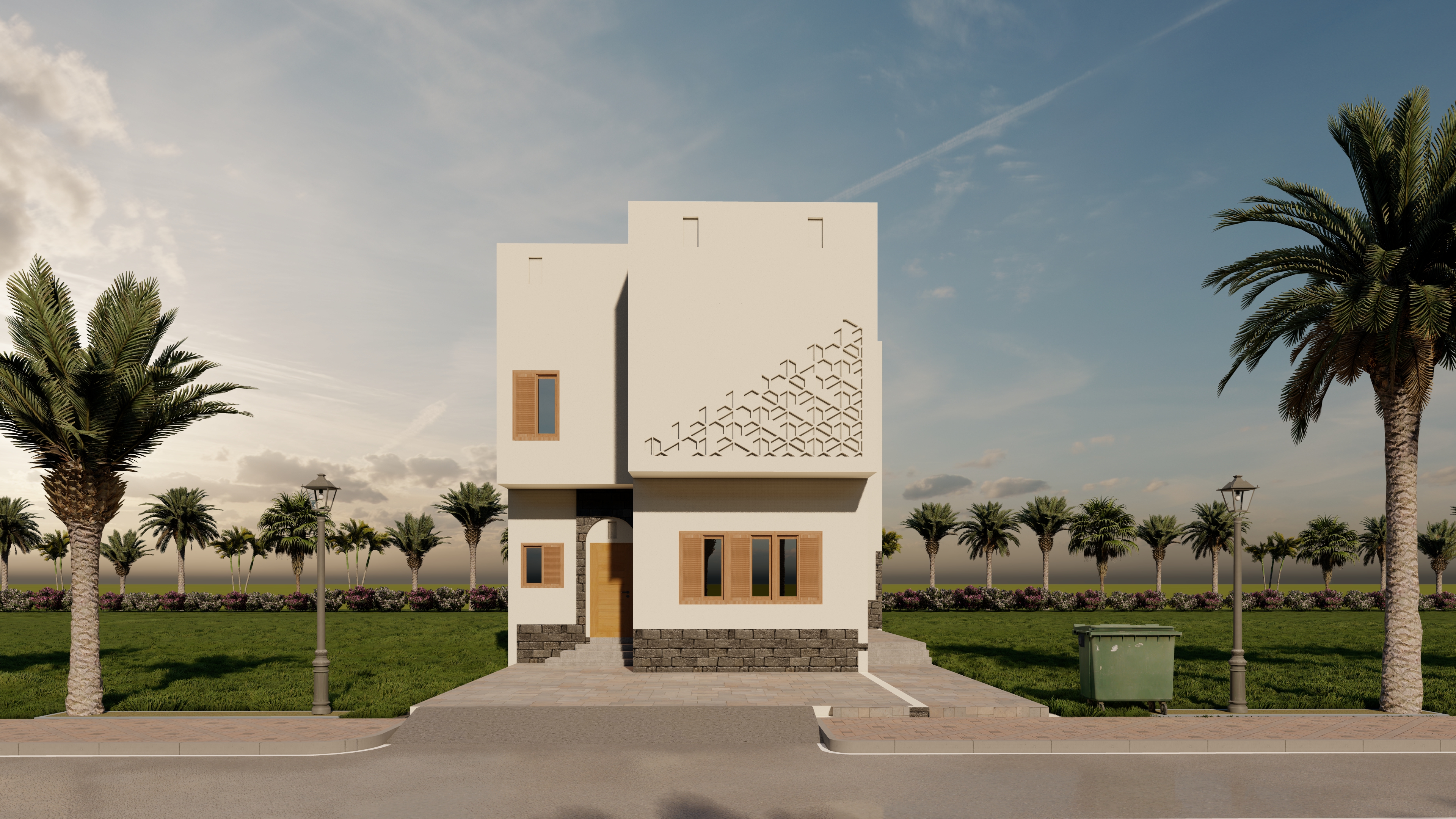 3D DESIGN-OF-A-RESIDENTIAL-BUILDING-FACADE-2