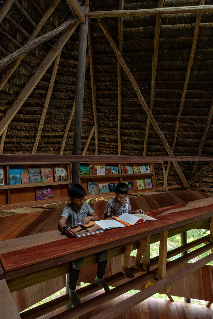 Yuyarina Pacha 社区图书馆丨厄瓜多尔丨Al Borde-35