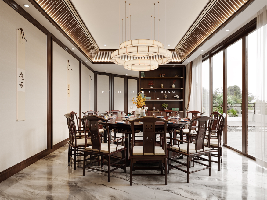 新中式包厢效果表现-7