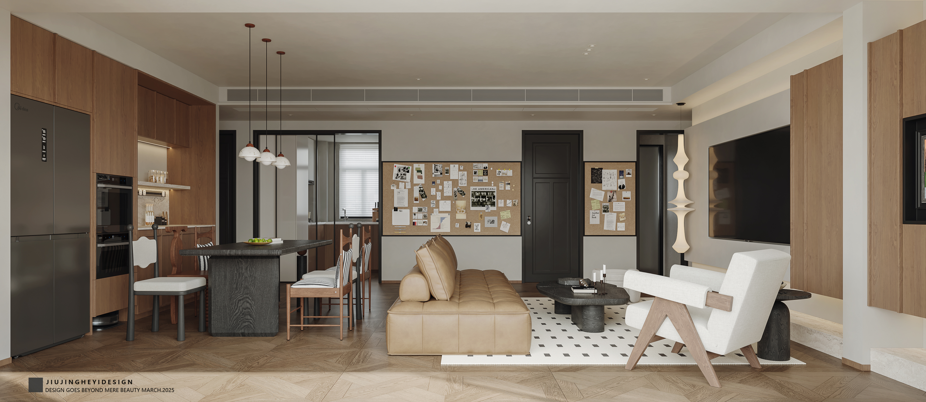 温馨明亮的复古浓郁家-7