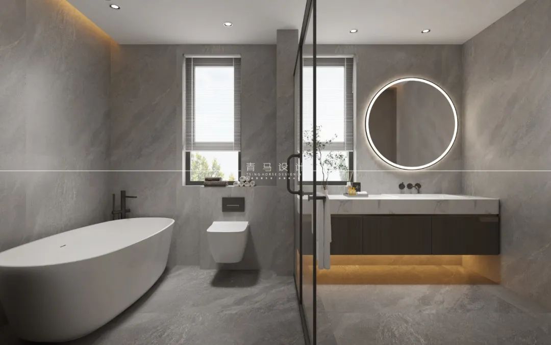 世园大公馆现代简约顶跃设计丨中国西安丨青马别墅设计-60