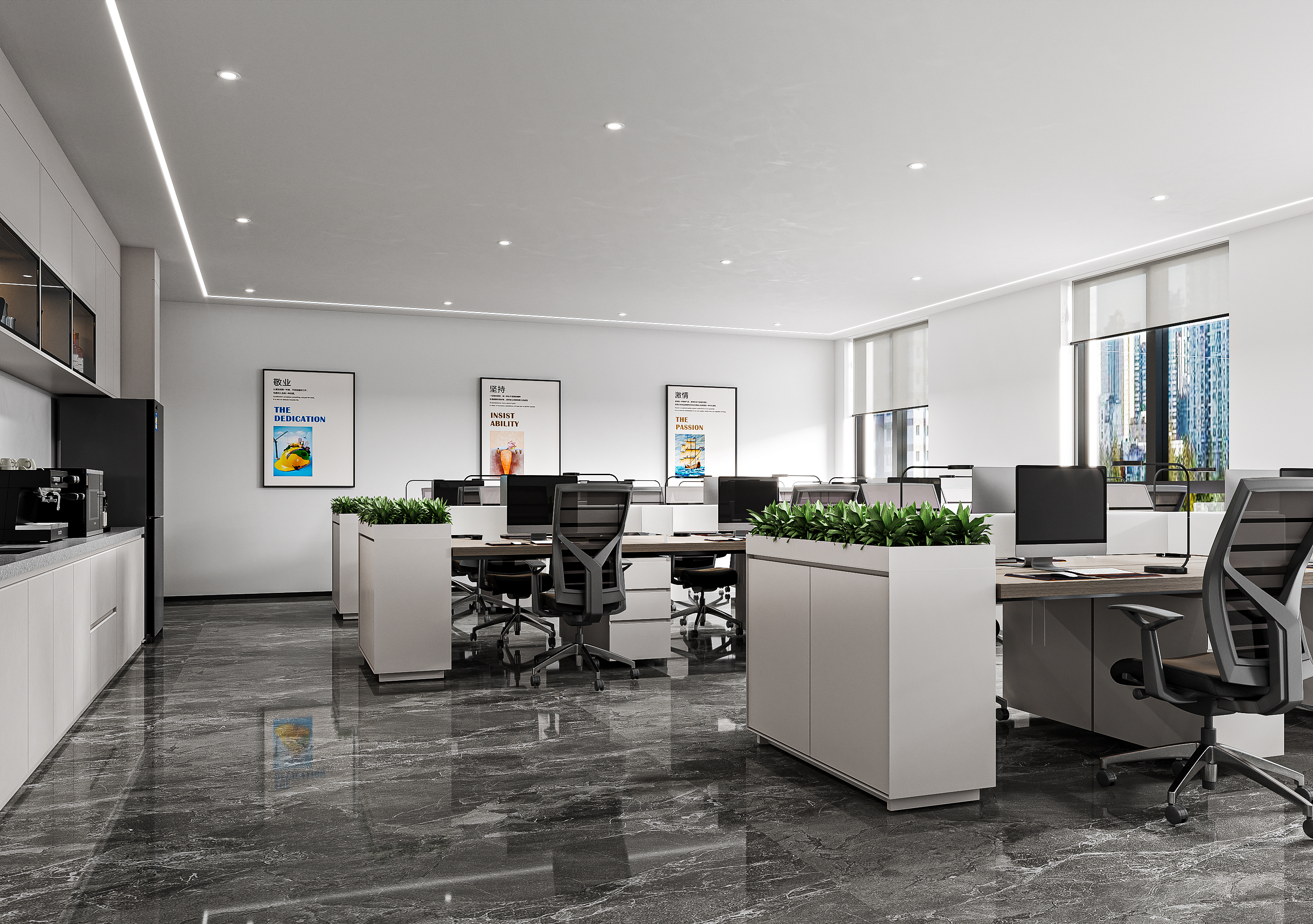 产业园区办公室|以现代极简为骨融雅致质感为魂 ​​​-2