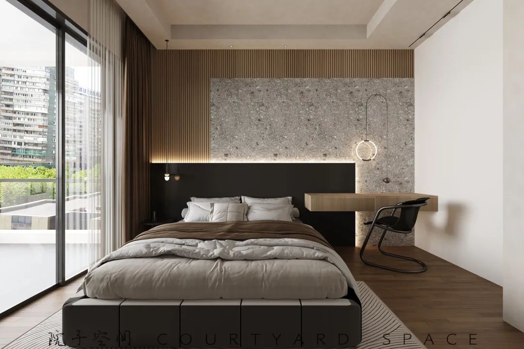 南山国际社区轻复古法式风设计案例丨院子空间设计工作室-40