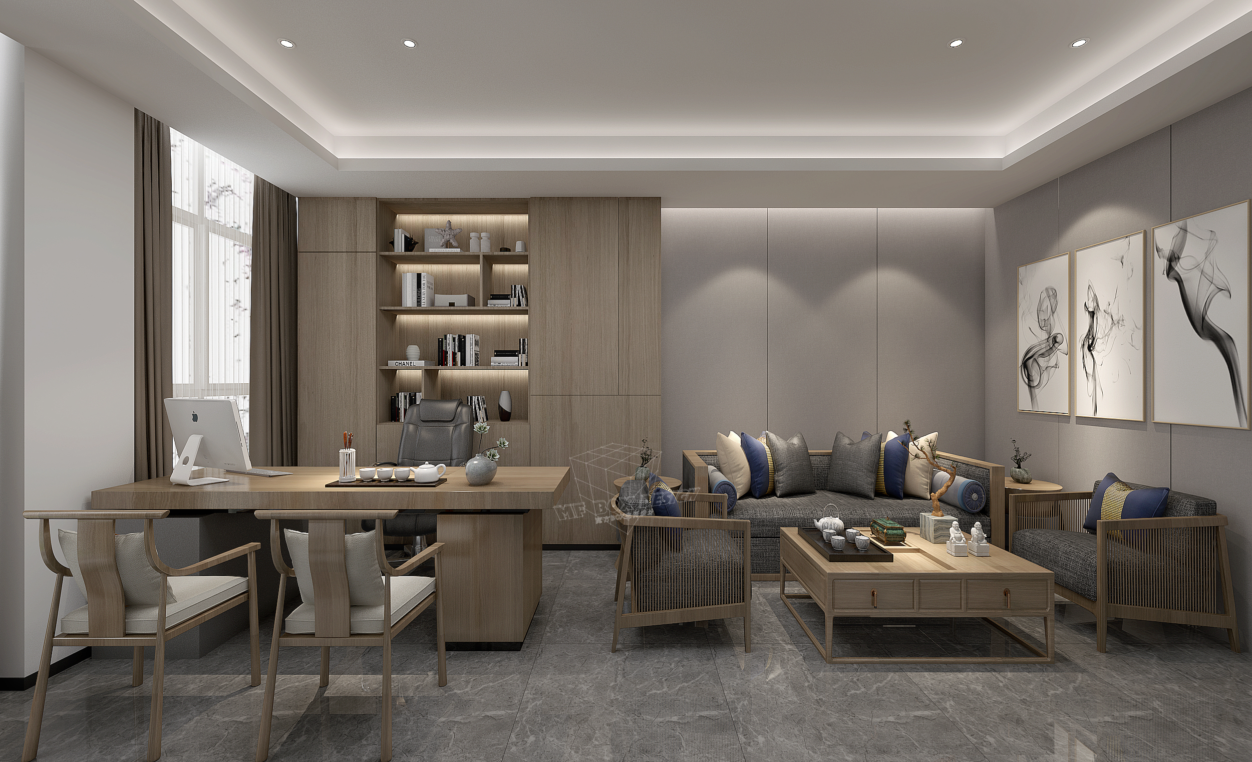 江西上饶办公空间丨中国江西丨孙金甄（北京）室内建筑设计有限公司-10