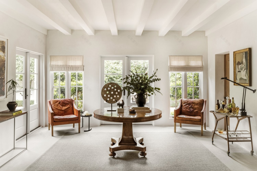 地中海风格住宅翻新设计丨美国丨Collarte Interiors-27