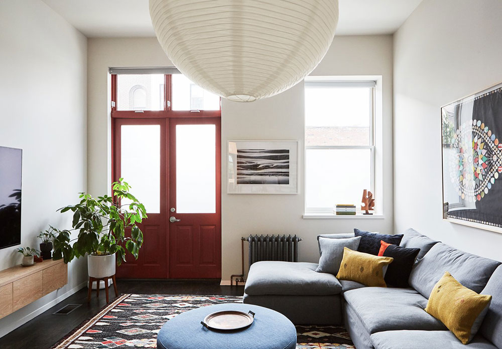 纽约布鲁克林旧工厂改造明亮阁楼住宅-9