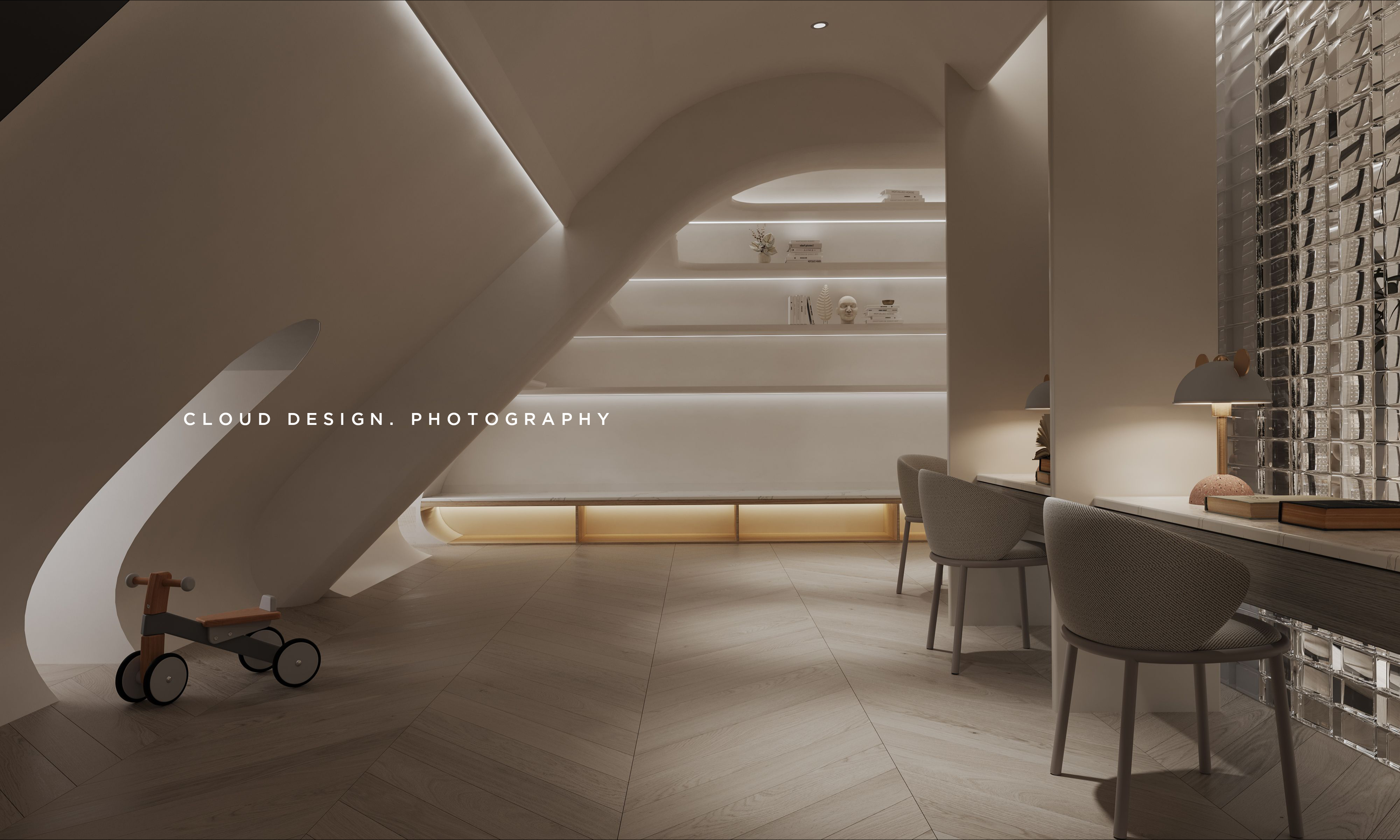 梦想阁楼 | 打造宁静童趣的书香空间-1