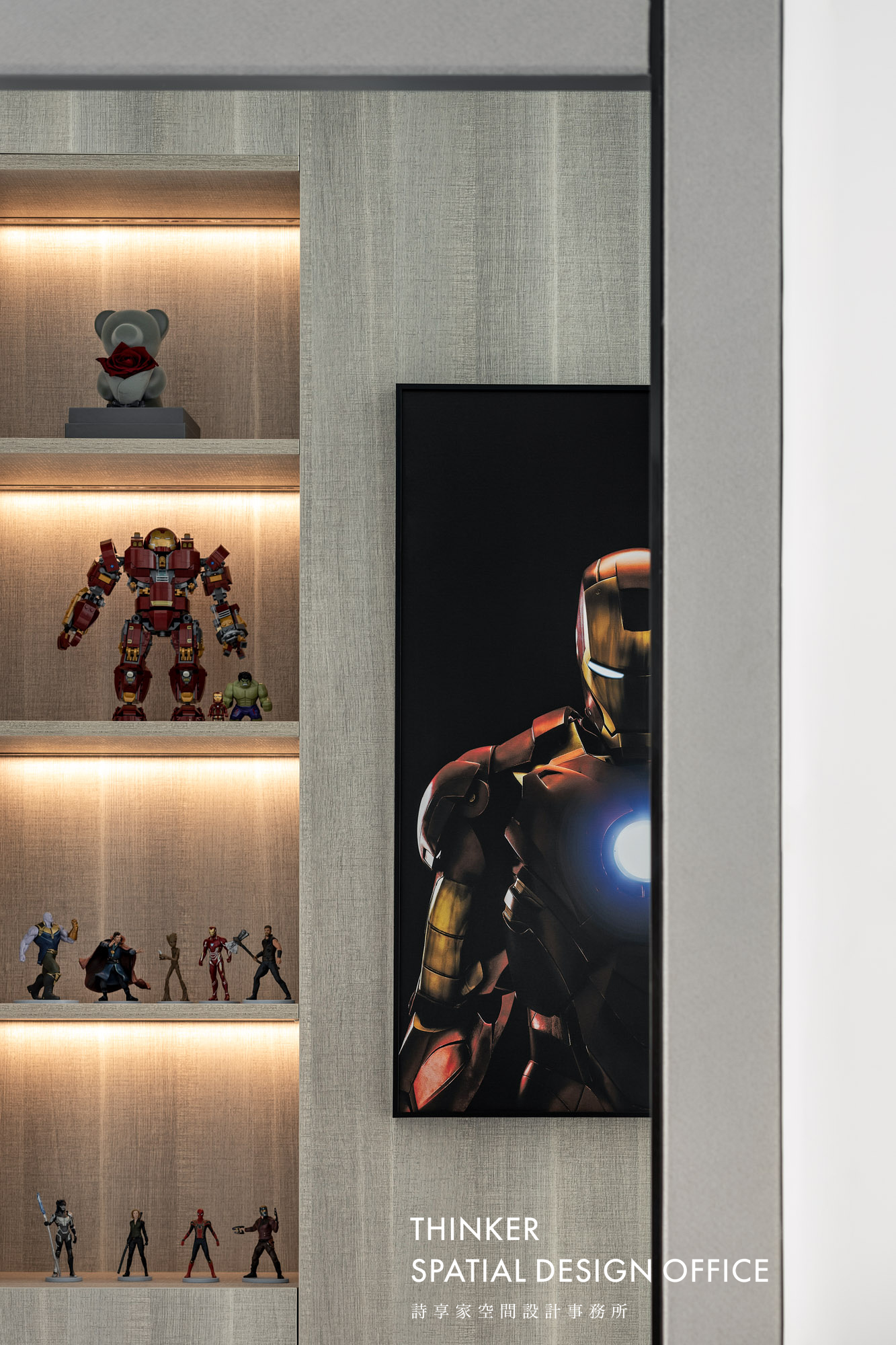 亲密关系丨旋转电视+开放式中西厨，让空间来适应家人之间的互动-58