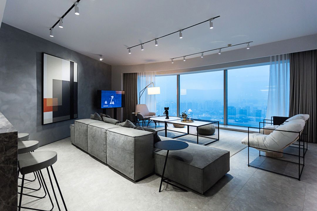 世茂滨江花园 40 万出租房装修，打造大气观景空间-90