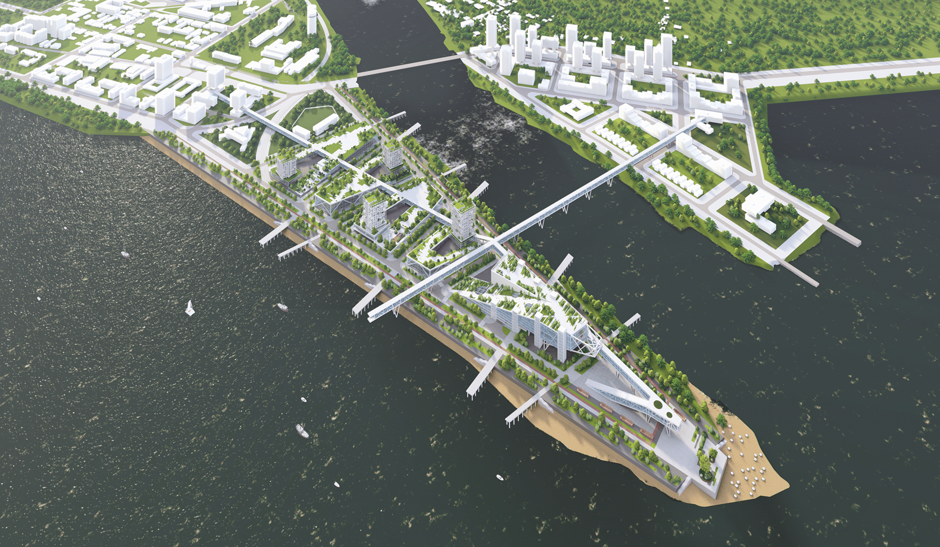 多功能景观公园(伏尔加河与萨马拉河交汇处)丨俄罗斯萨马拉-3