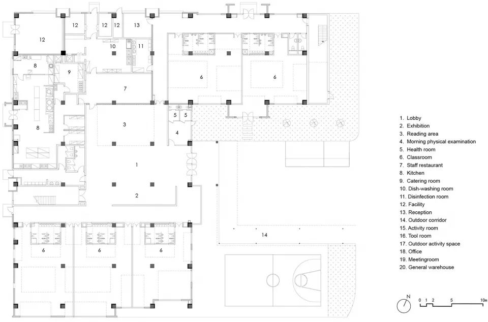 普通建筑的改造:宝山贝贝佳欧莱幼儿园-74