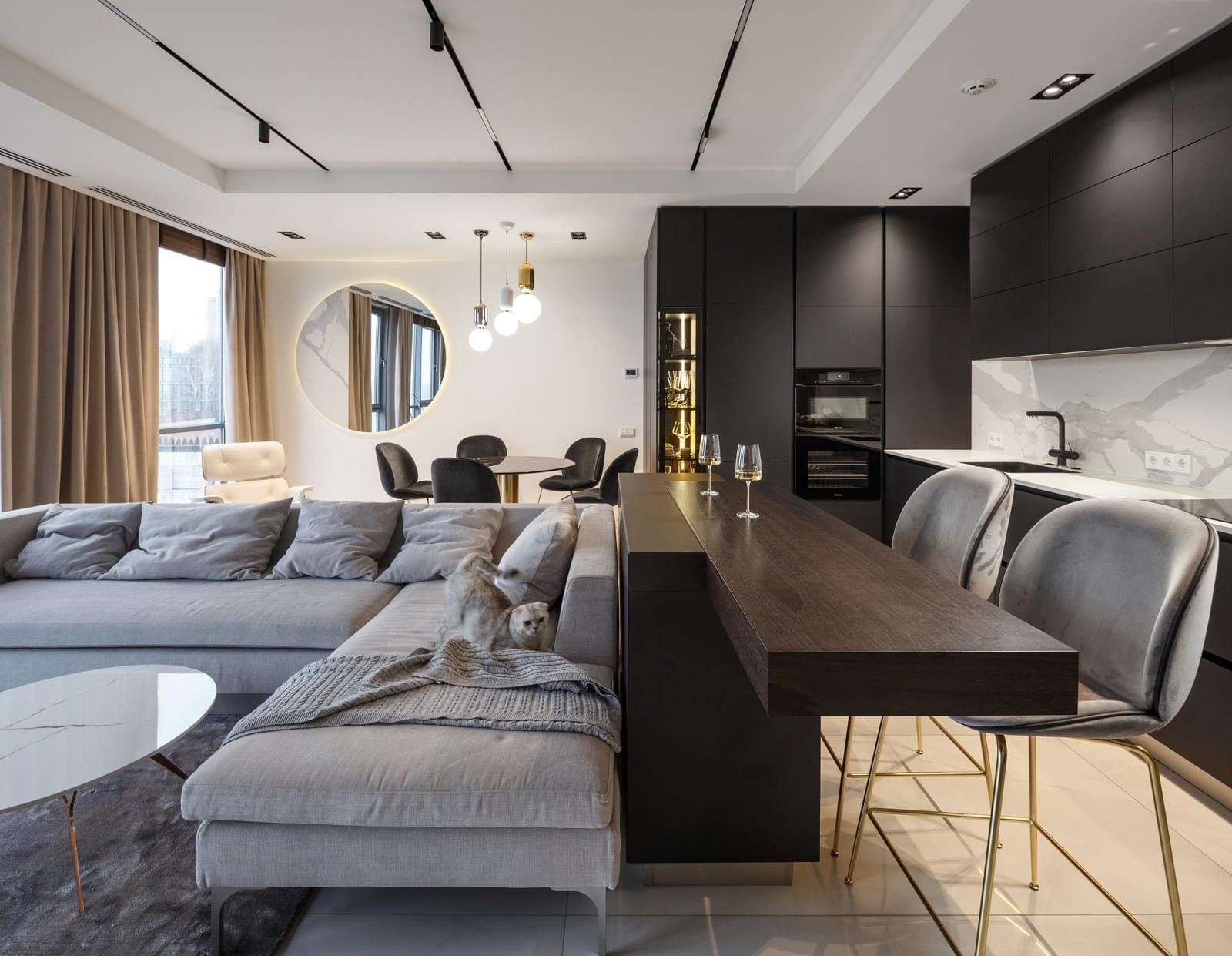 乌克兰河景轻奢复式公寓丨SVOYA 工作室-2
