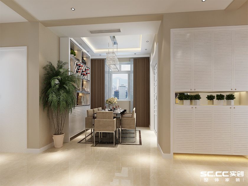 【上海实创装饰】浦江颐城143平三居现代简约风格之家-16