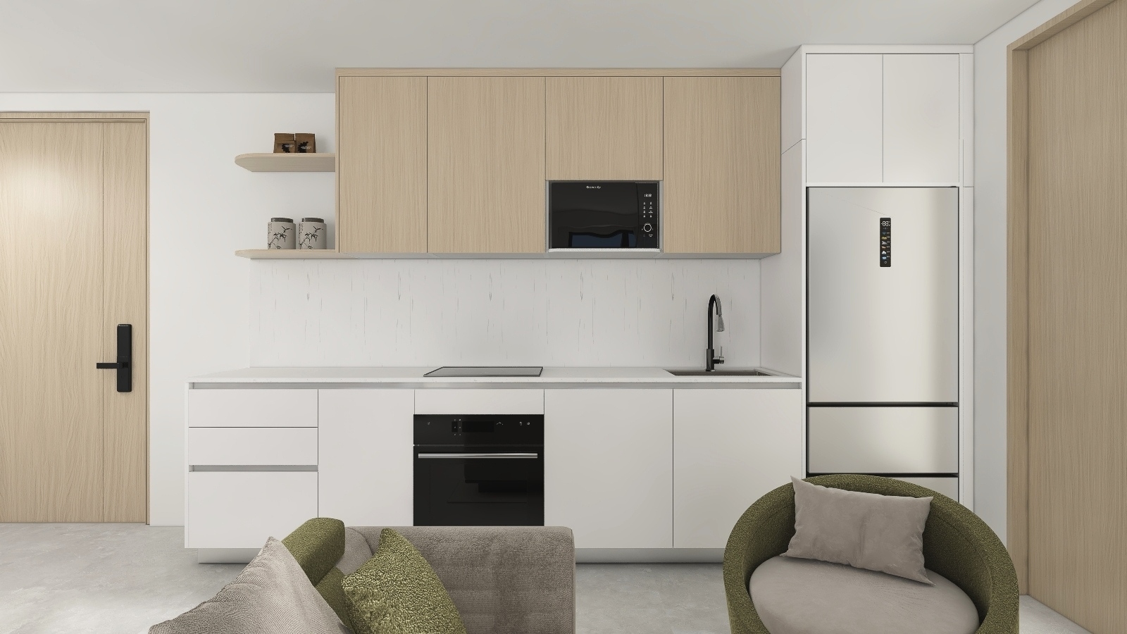 Green Moon Project. Kitchen Design. Type 01-6