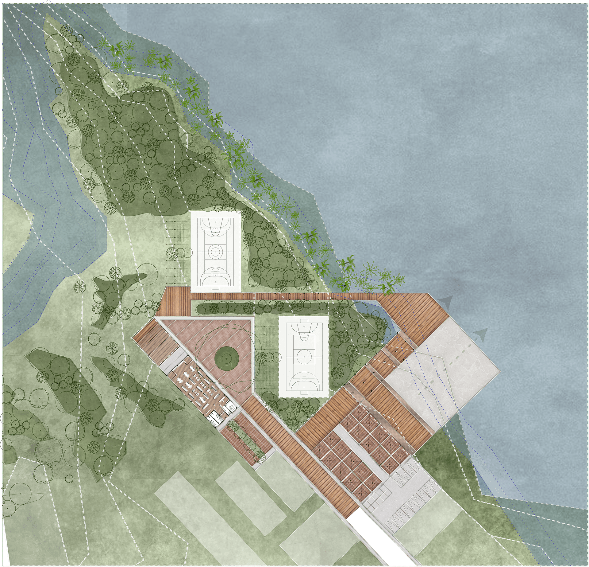 城市活跃边界：瓜皮互联区

注：Guapi可能是特定的地名，这里音译为瓜皮 ，如果有更准确的信息可以替换；Conectado有连接的、互联的意思，结合语境这里意译为互联区  丨哥伦比亚丨Universidad de los Andes（安第斯大学）-7