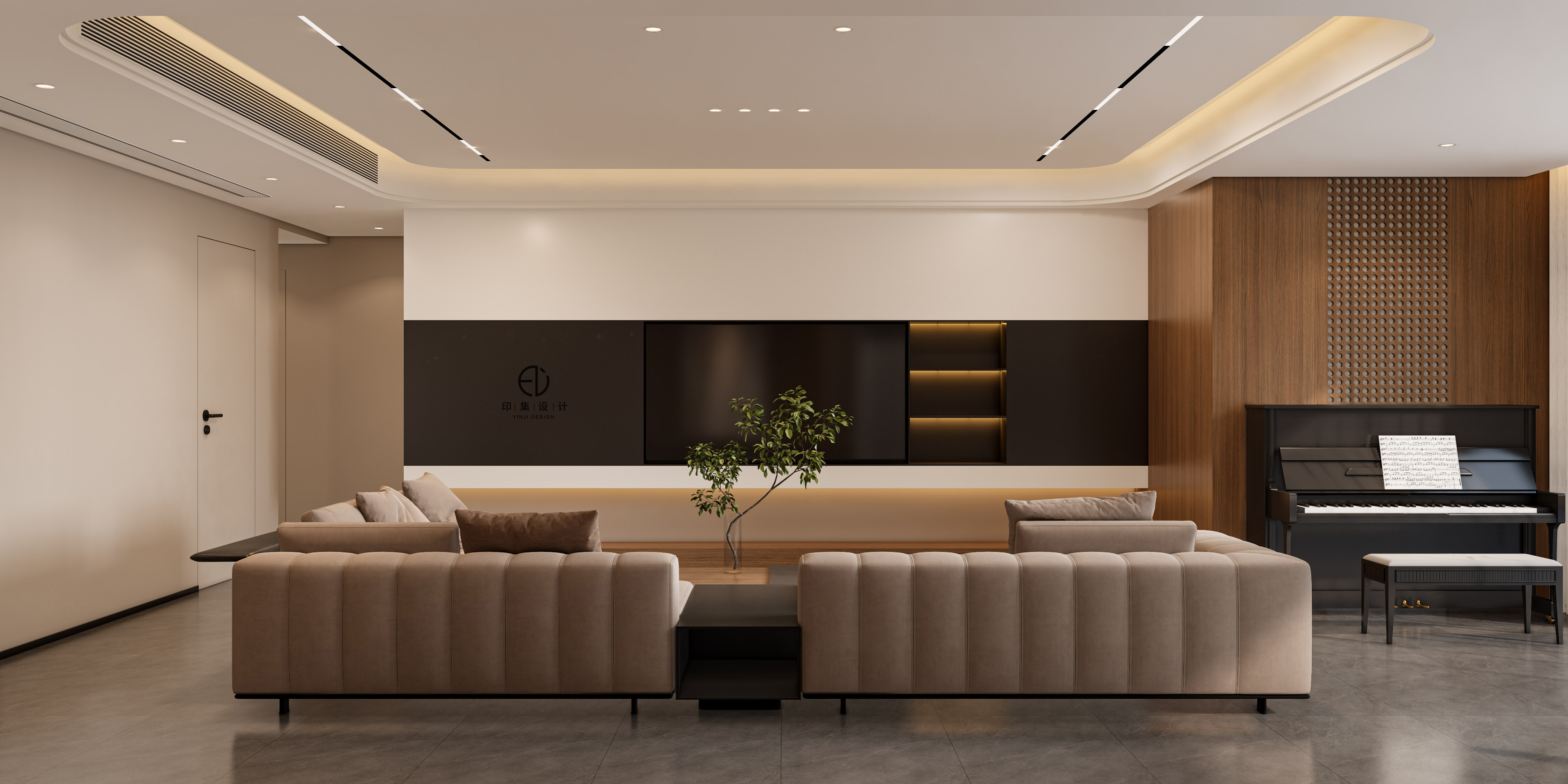 145㎡ 意式极简，立于都市，奢享精致-2