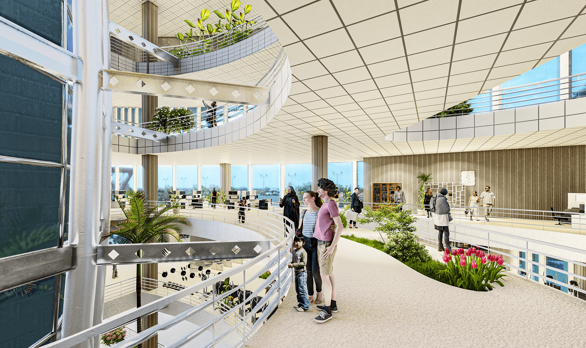 FLUA 冥想与健康中心丨开罗大学工程学院建筑系-60