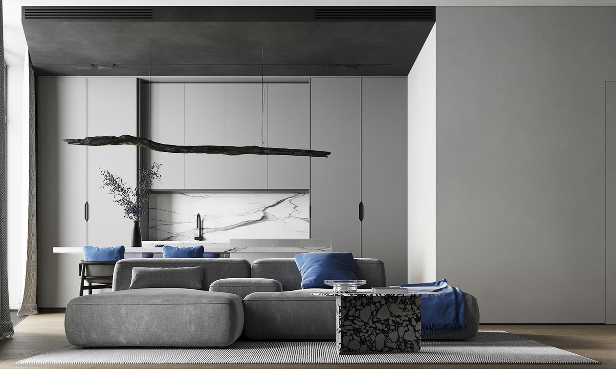 高级灰+蓝色 永恒的经典造就不俗的时尚-2