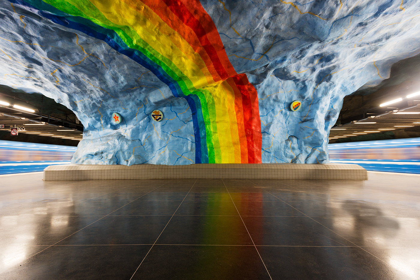 Stockholm Subway II 车站设计丨瑞典斯德哥尔摩丨Calle Artmark-1