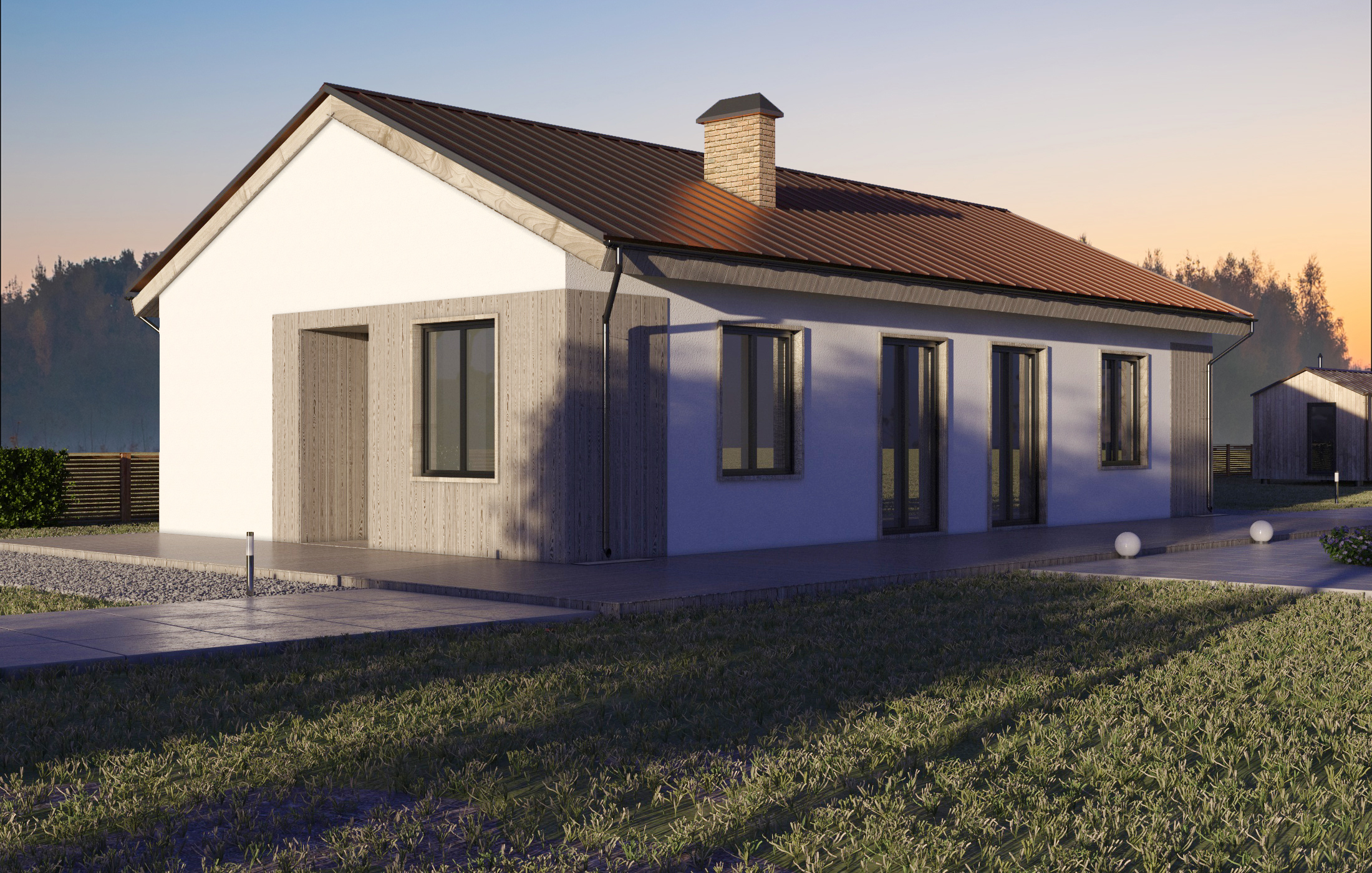 Одноэтажный дом (Чувашия)-1