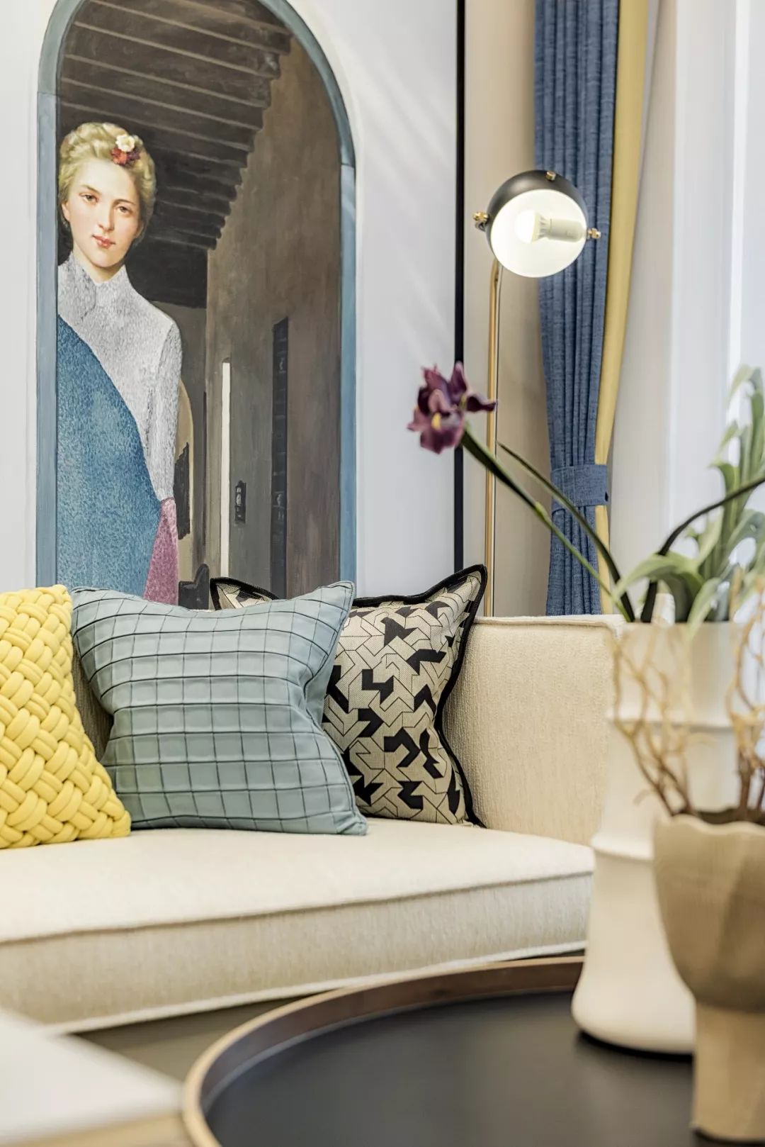 温婉北欧风，维米尔配色打造艺术之家-43