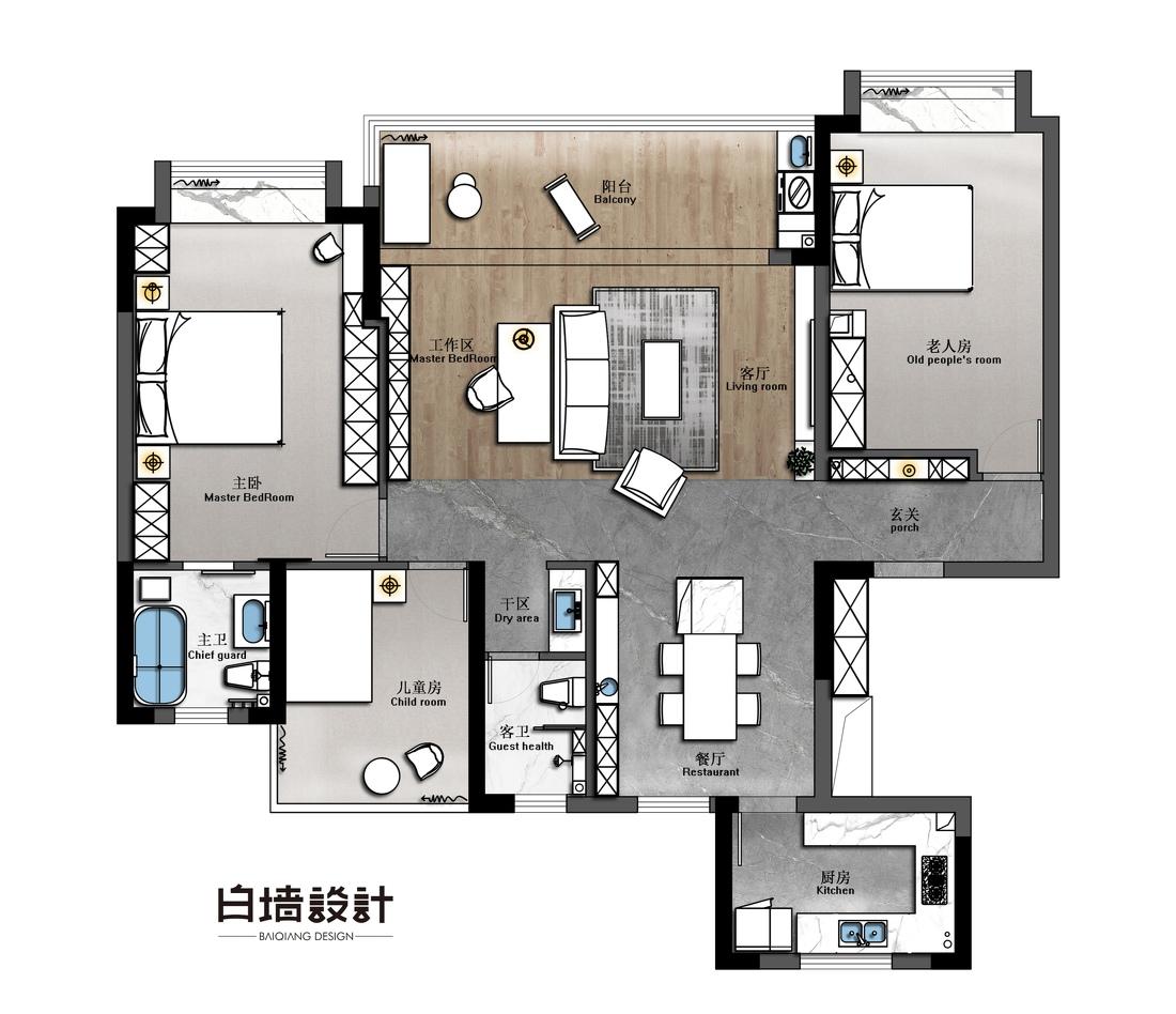 夏奥平层书香之家-36