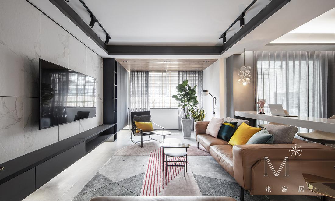 平层丨【一米家居】从年代感到时髦感 145㎡现-0