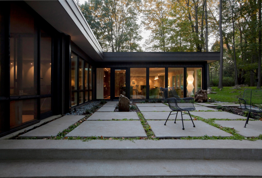 Haus overhauls midcentury modern home in the Indiana woods-5