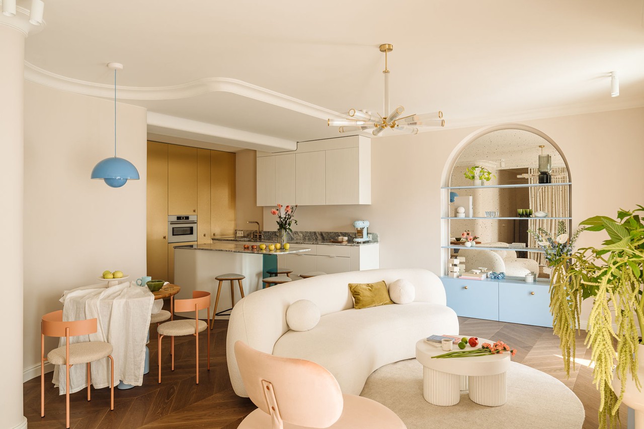 带PKiN景观的公寓室内设计丨波兰华沙丨Katarzyna Sosińska-35