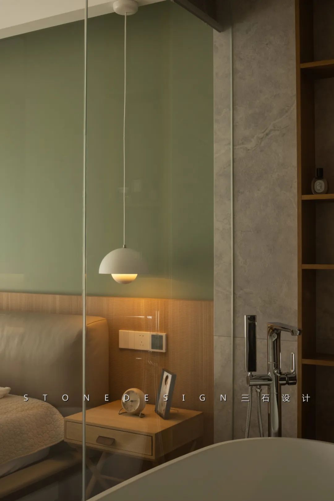 奶油色调的家丨中国台州丨三石设计工作室-21