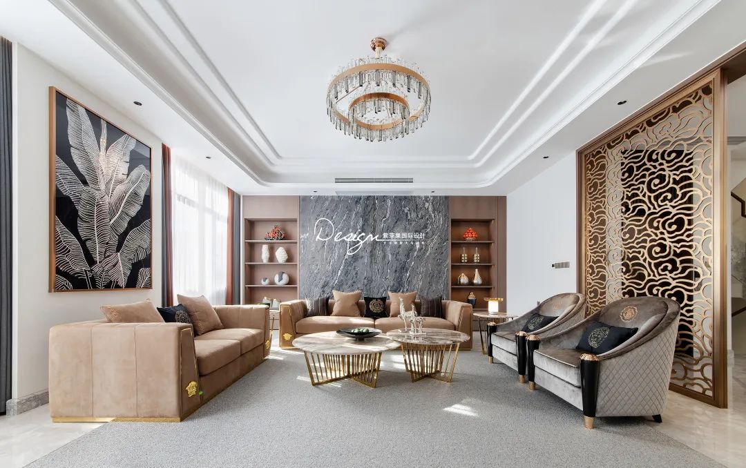 昆明·天璟湾现代轻奢别墅设计丨中国昆明丨紫苹果装饰(昆明)分公司-29