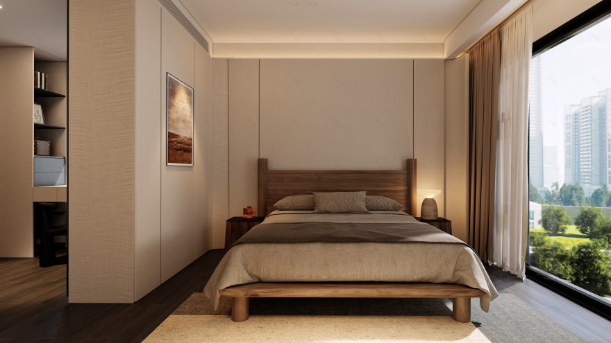 凤栖云庐#1301室样板间方案-14