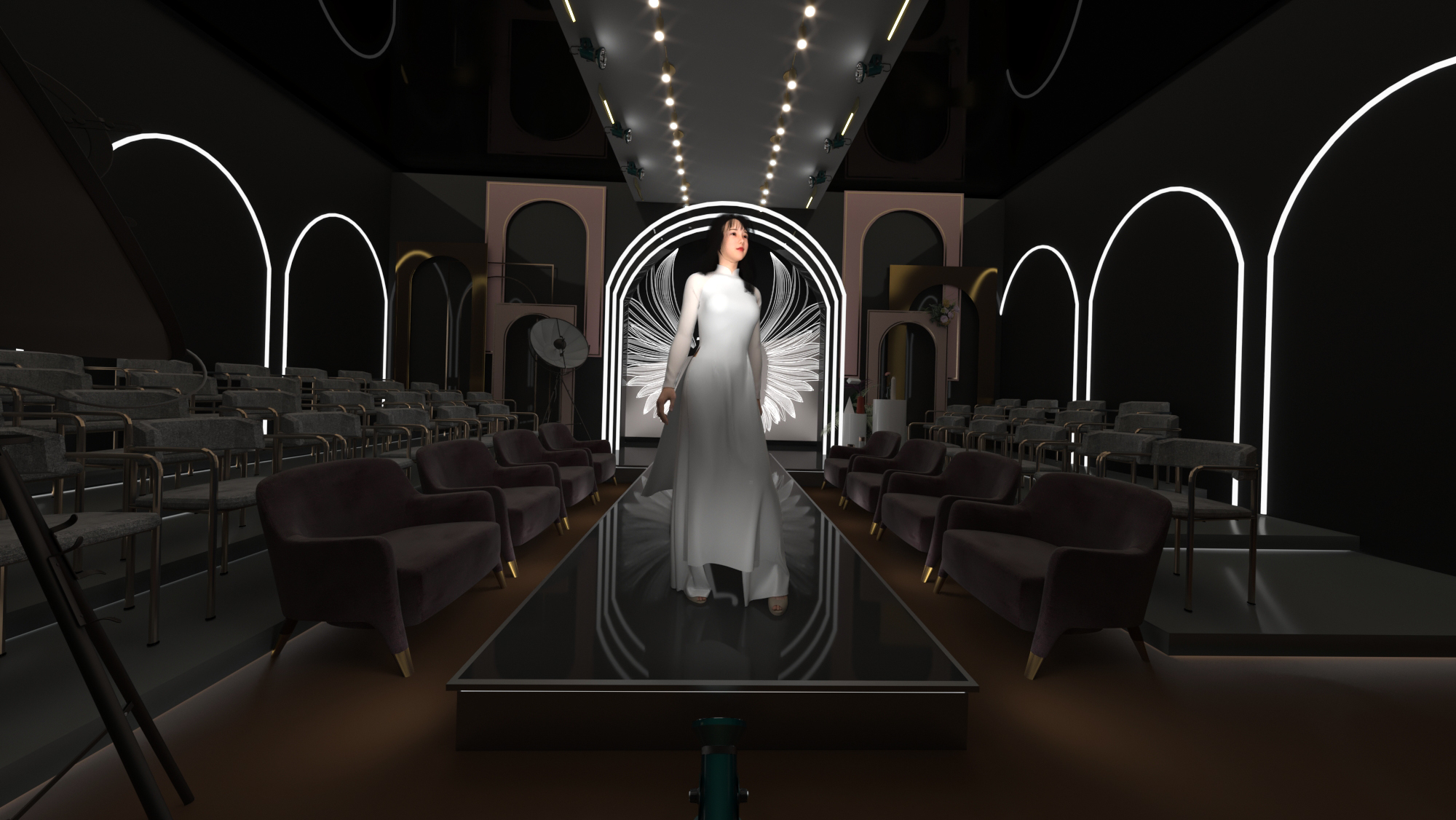 TIA FASHION COMPANY 室内设计项目丨MANSOURA UNIVERCITY 建筑学院四年级学生-23