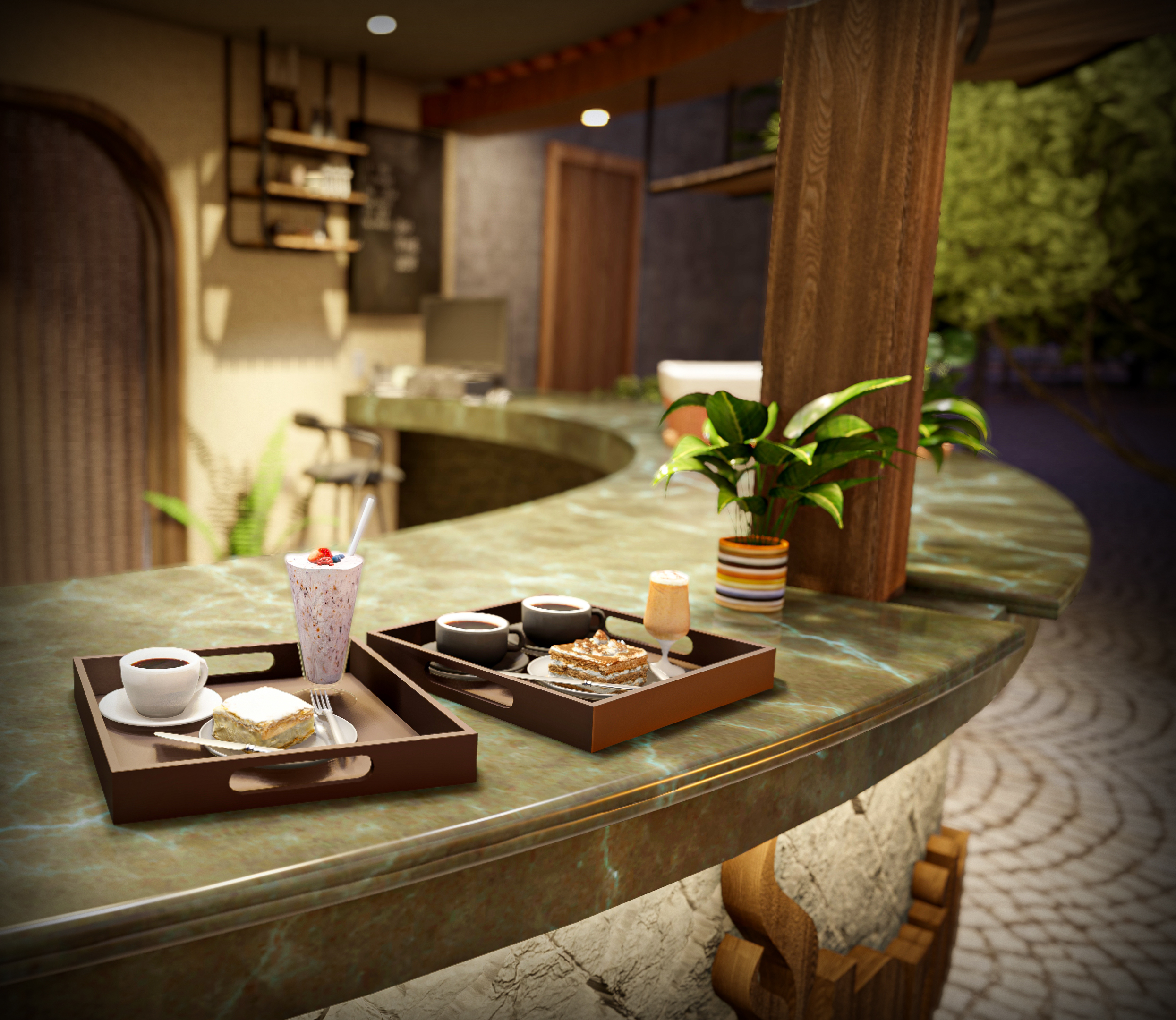 Coffee Shop BAR 外观设计丨埃及-10