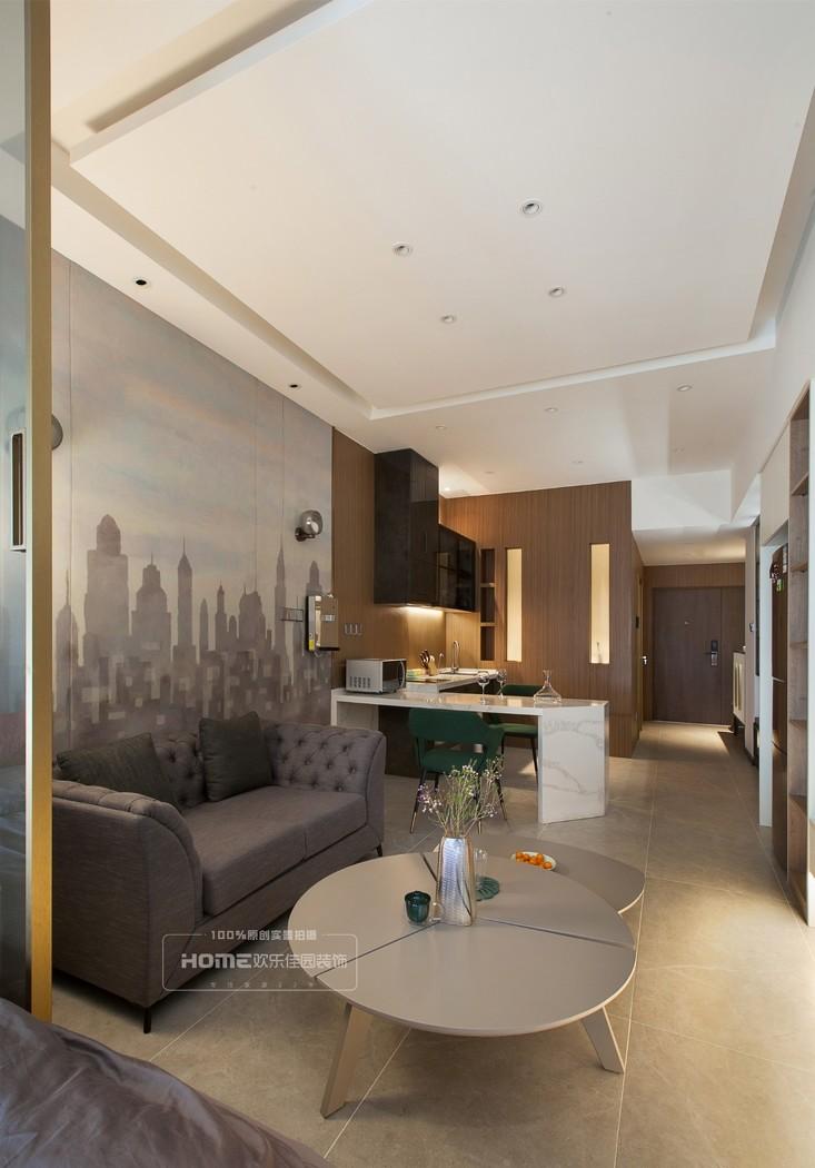 极简灰色调打造都市小资生活空间-0