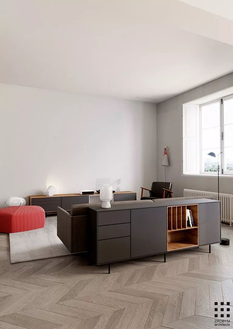 明斯克 65 平米开放式小户型住宅设计-7