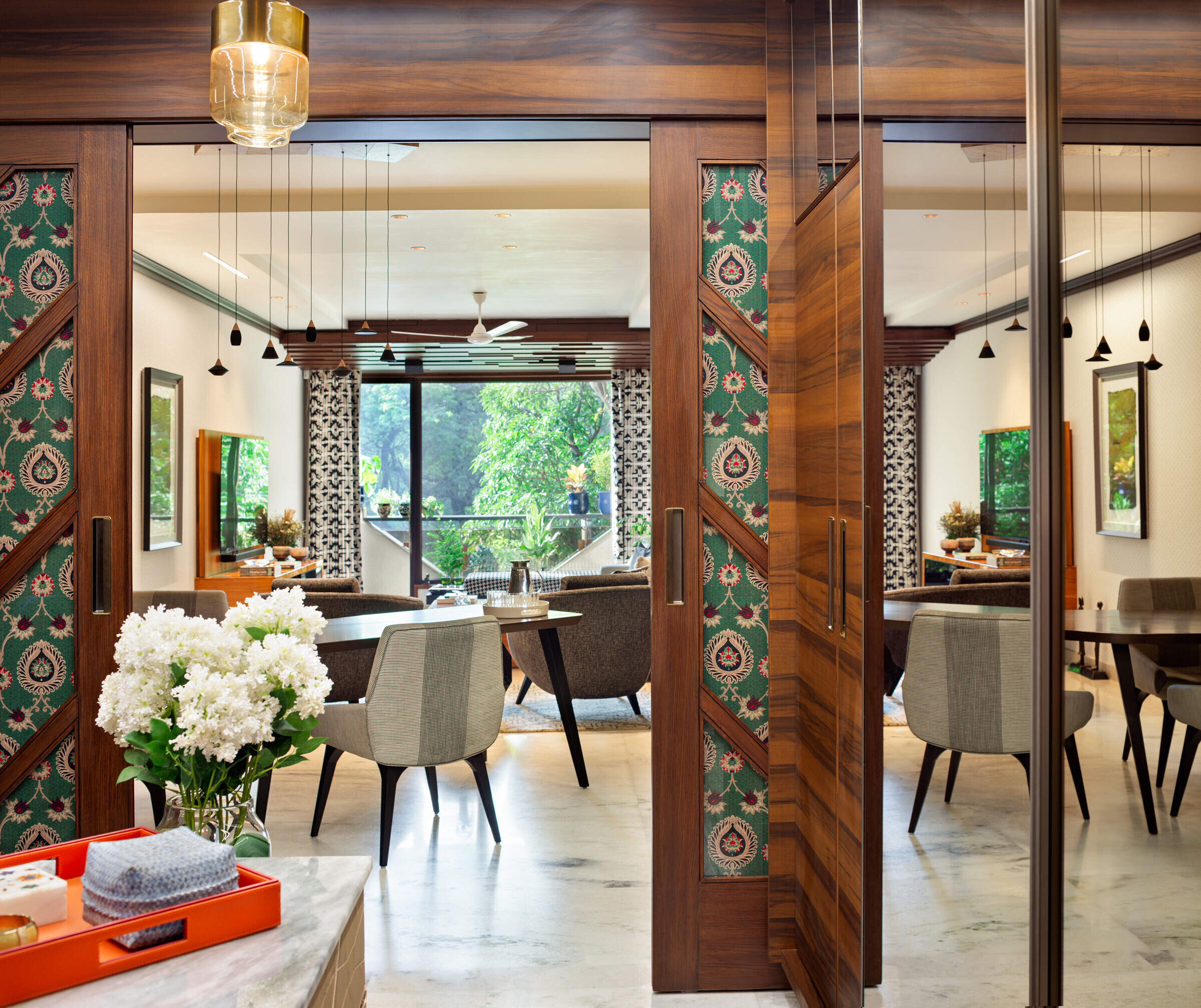 印度德里 TreeTops 公寓丨The Works Interiors-26