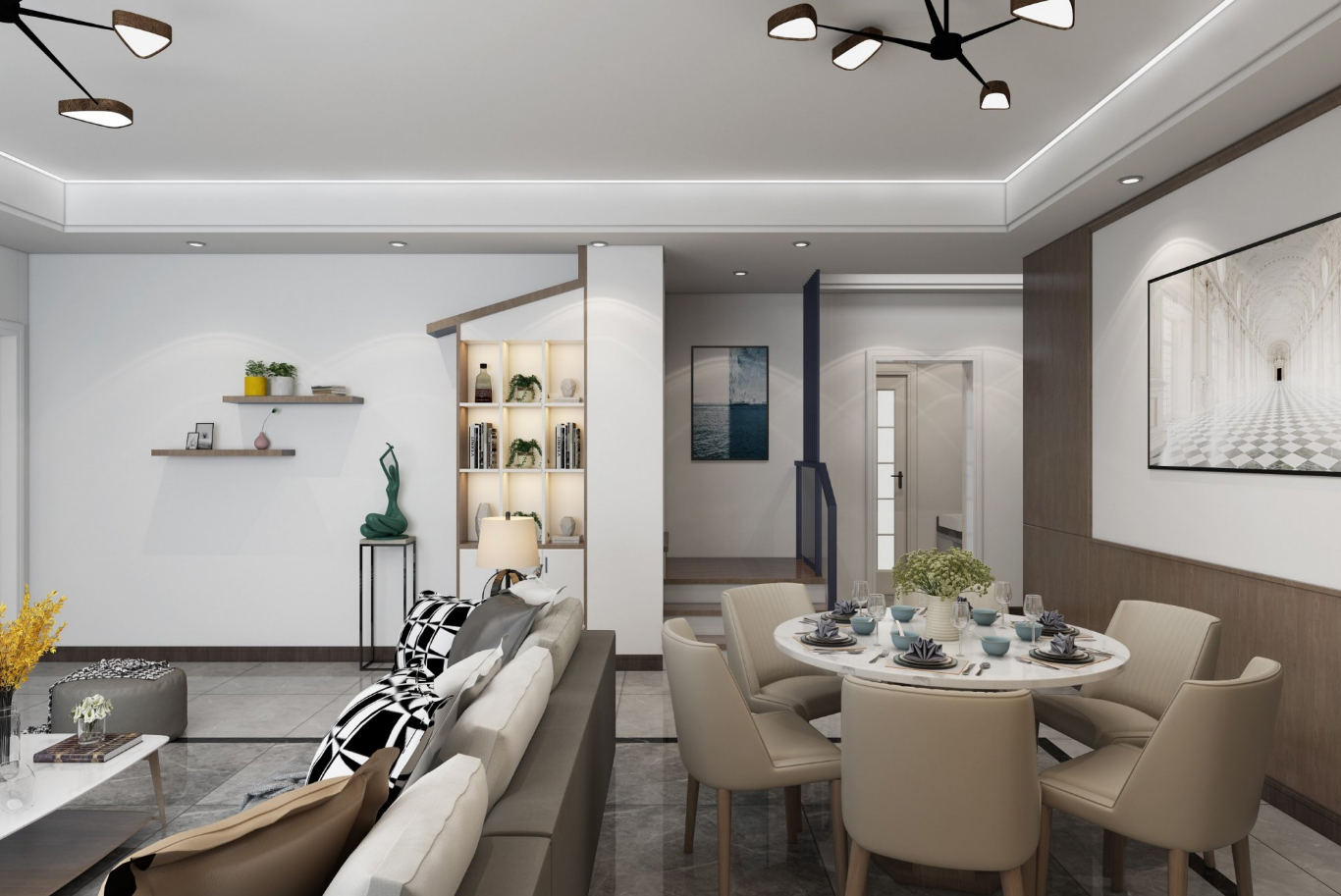 四川宜宾尚观设计-- 素雅清韵 | 三代同堂的舒适生活空间-16