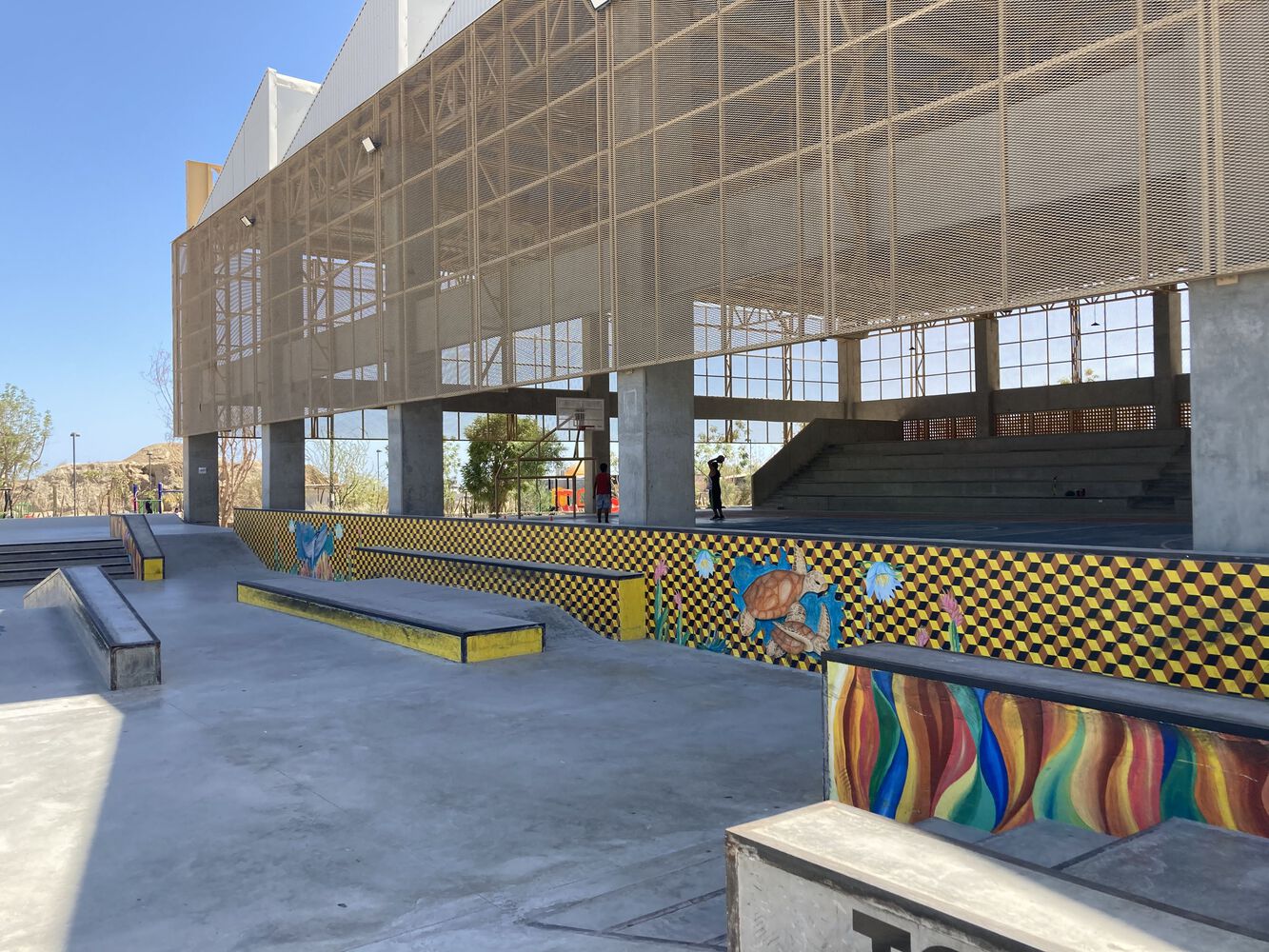 花园阴影 · 沙漠城市的公共空间基础设施丨墨西哥-41