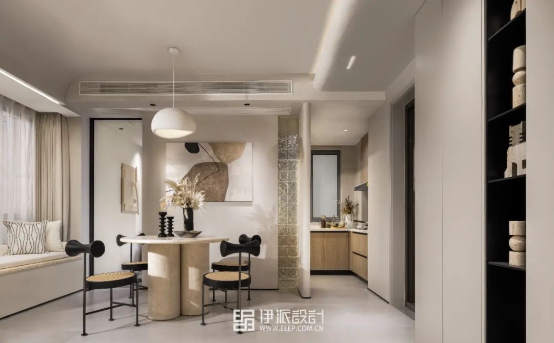 湖上云庭奶油系侘寂风样板间丨中国嘉兴丨深圳市伊派室内设计有限公司-27