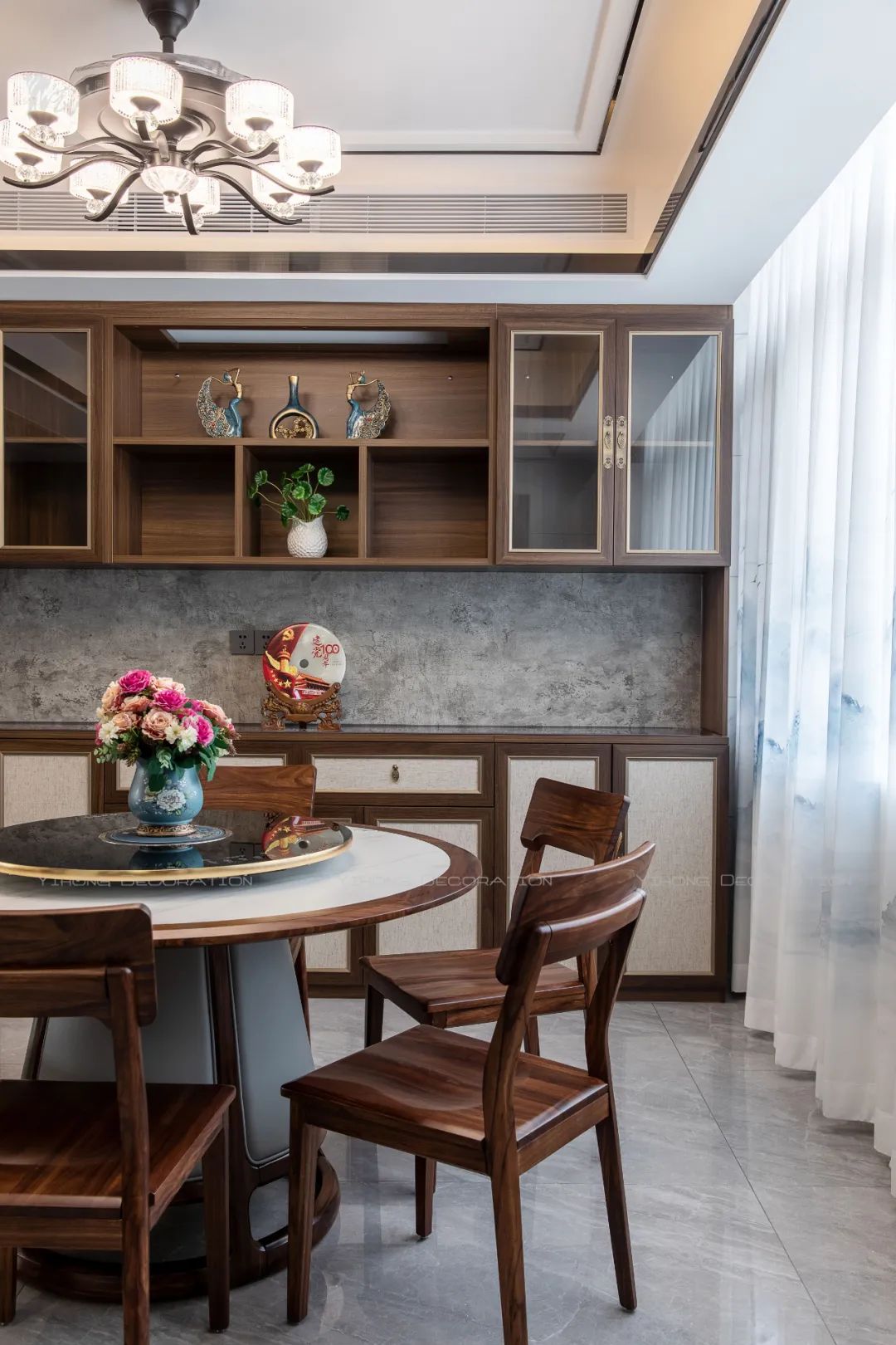 现代江南 · 140㎡新中式圈椅的现代演绎丨中国广州丨艺鸿装饰-29