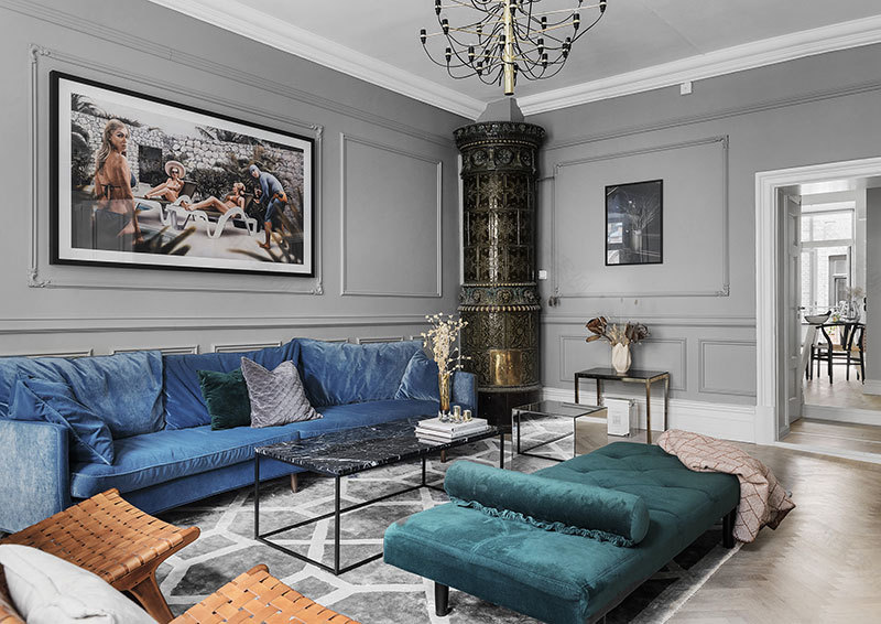 斯德哥尔摩百年建筑的魅力公寓-7